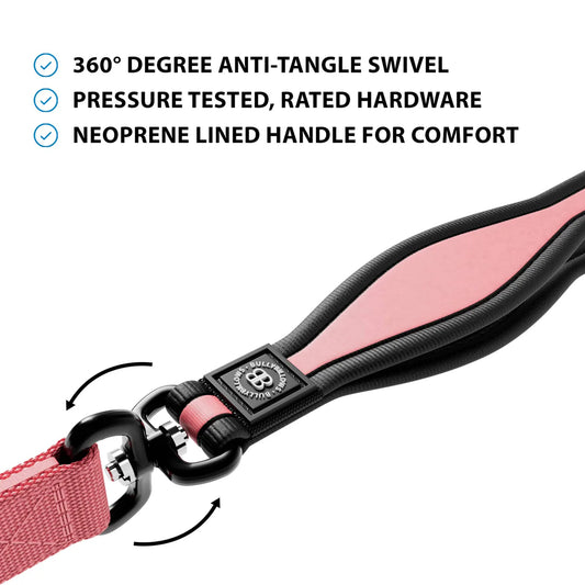 Bully Billows 1.2m Mini Combat® Lead - Pink