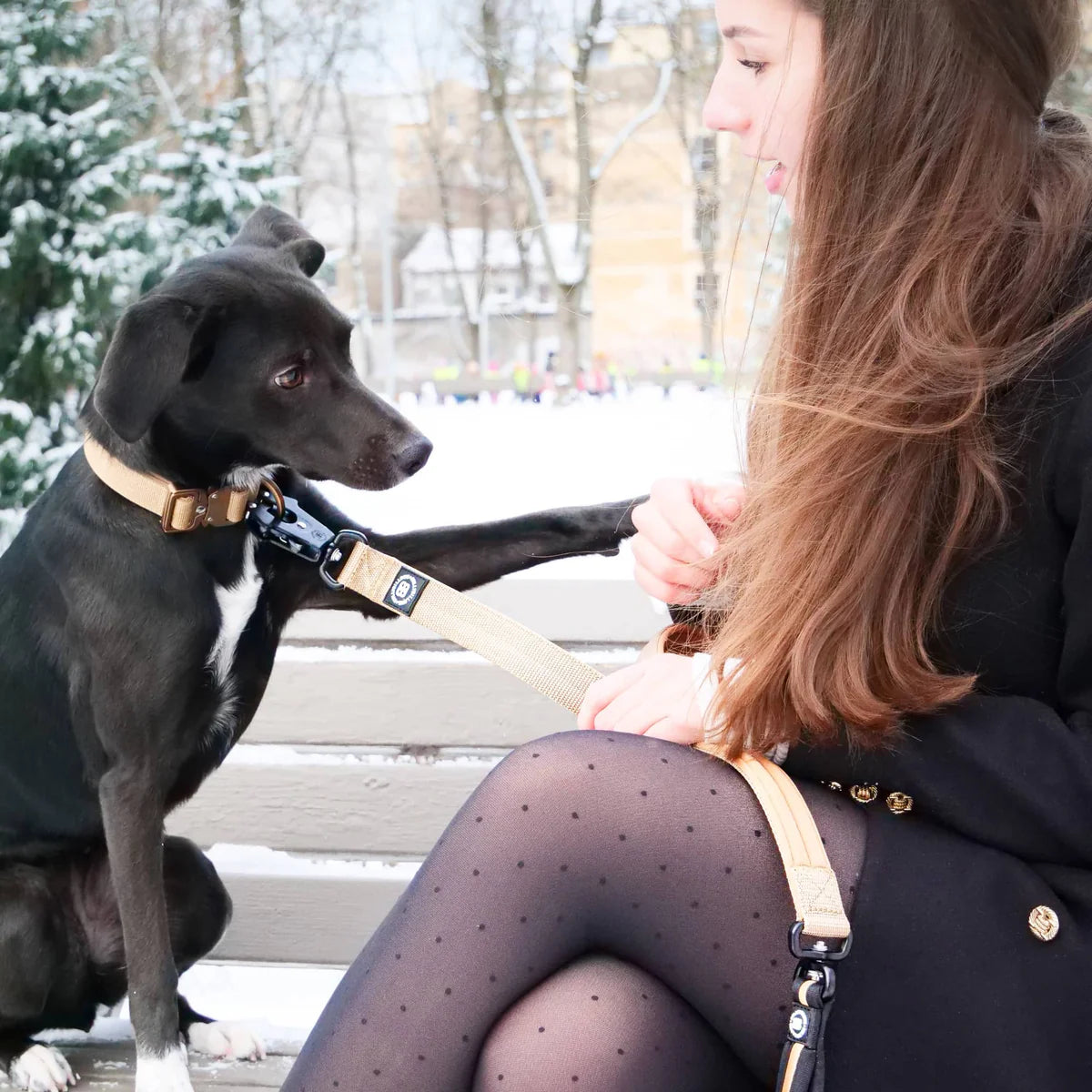 Bully Billows 1.2m Mini Combat® Lead - Metal Grey