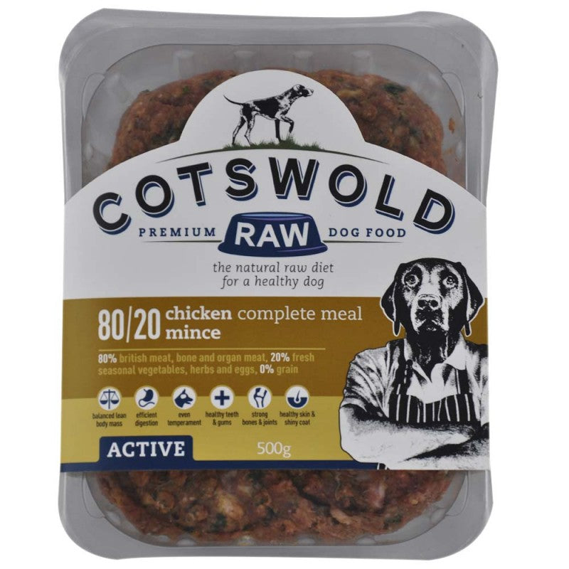 Cotswold Raw Chicken Mince 80/20 ACTIVE - 500g