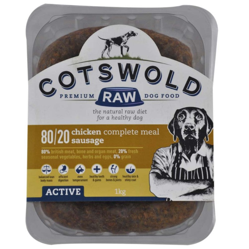 Cotswold Raw Chicken Sausages 80/20 ACTIVE - 1 Kg