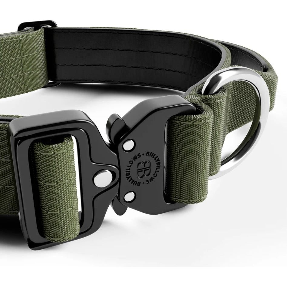 Billy Bullows Combat® Collar - With Handle & Rated Clip - Khaki