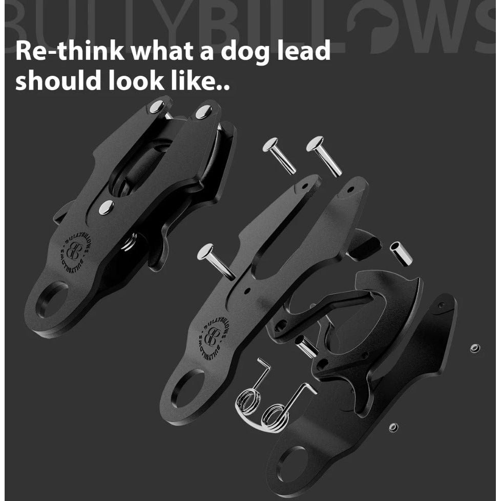 BullyBillows 1.4m Swivel Combat Lead - Black