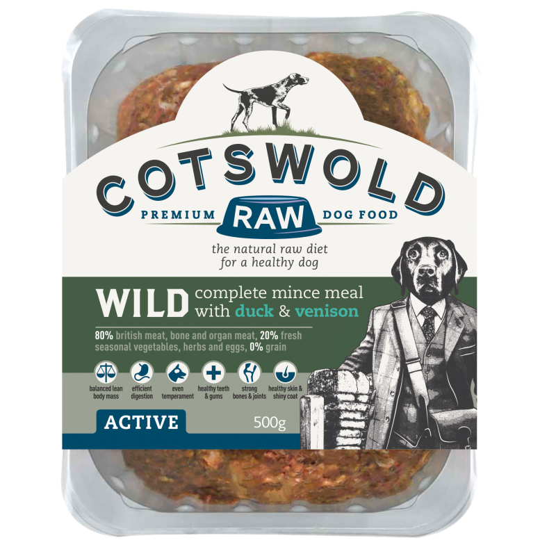 Cotswold Raw Wild Range Duck and Venison - 500g