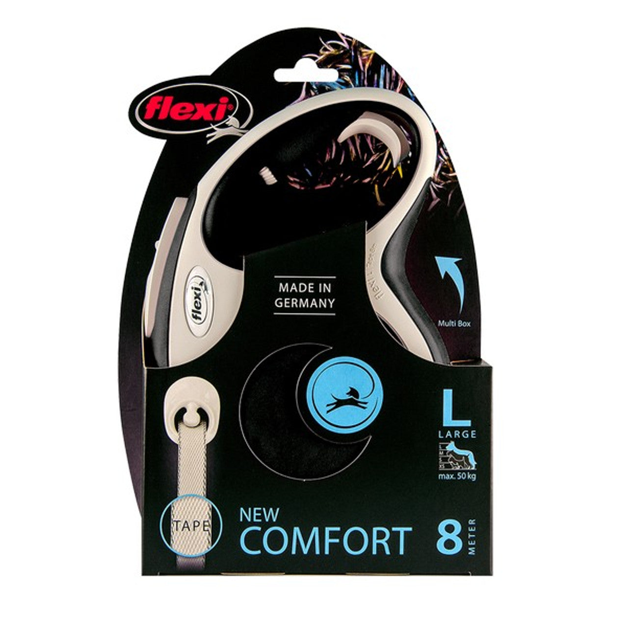 Flexi Comfort Retractable Lead - Black