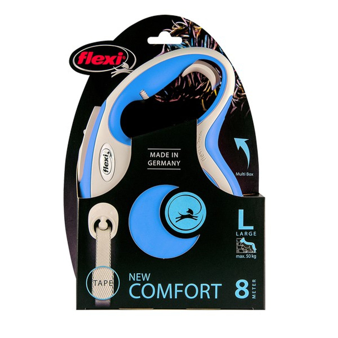 Flexi Comfort Retractable Lead - Blue