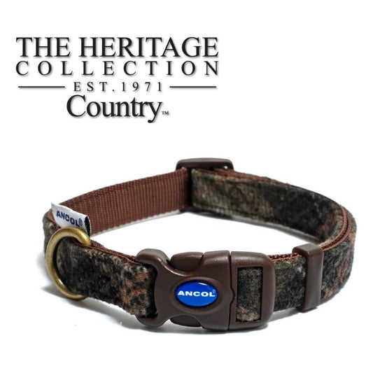Country Check Adjustable Collar