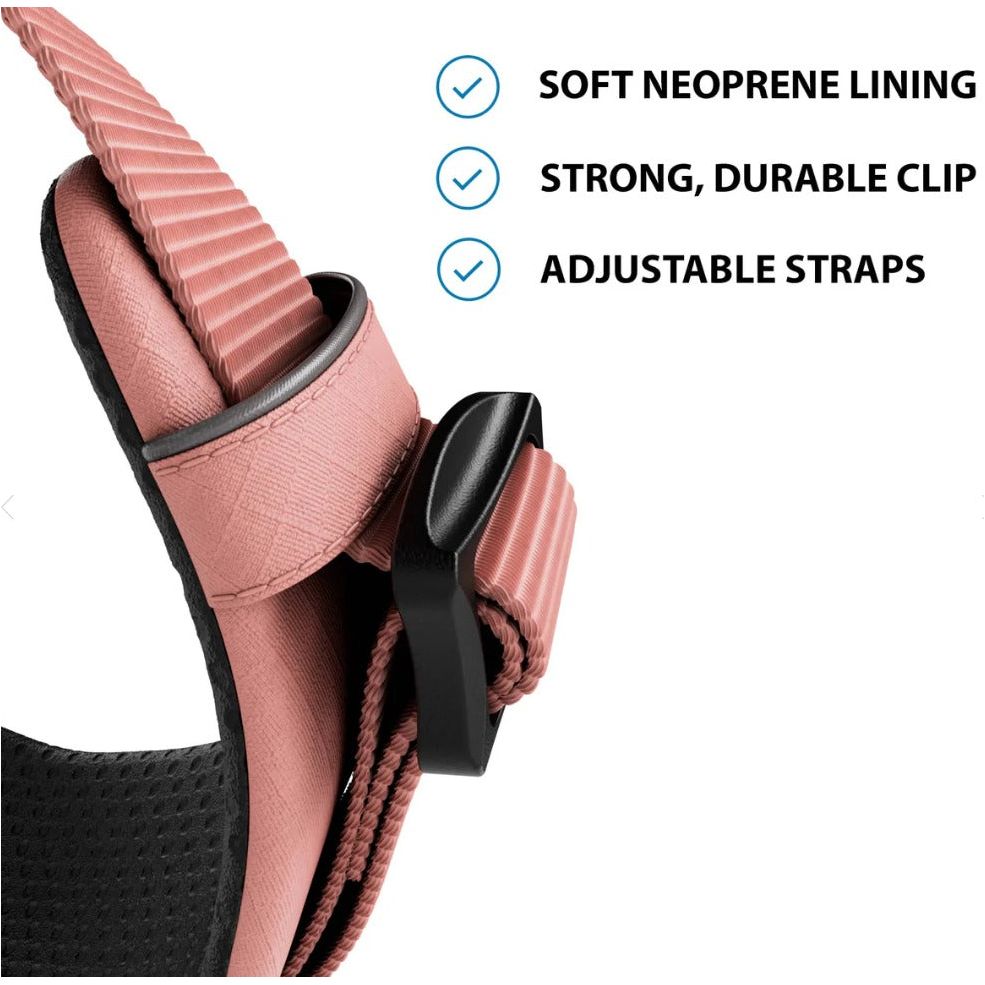Bully Billows Air Mesh Harness - Anti-Pull, With Handle - Pink