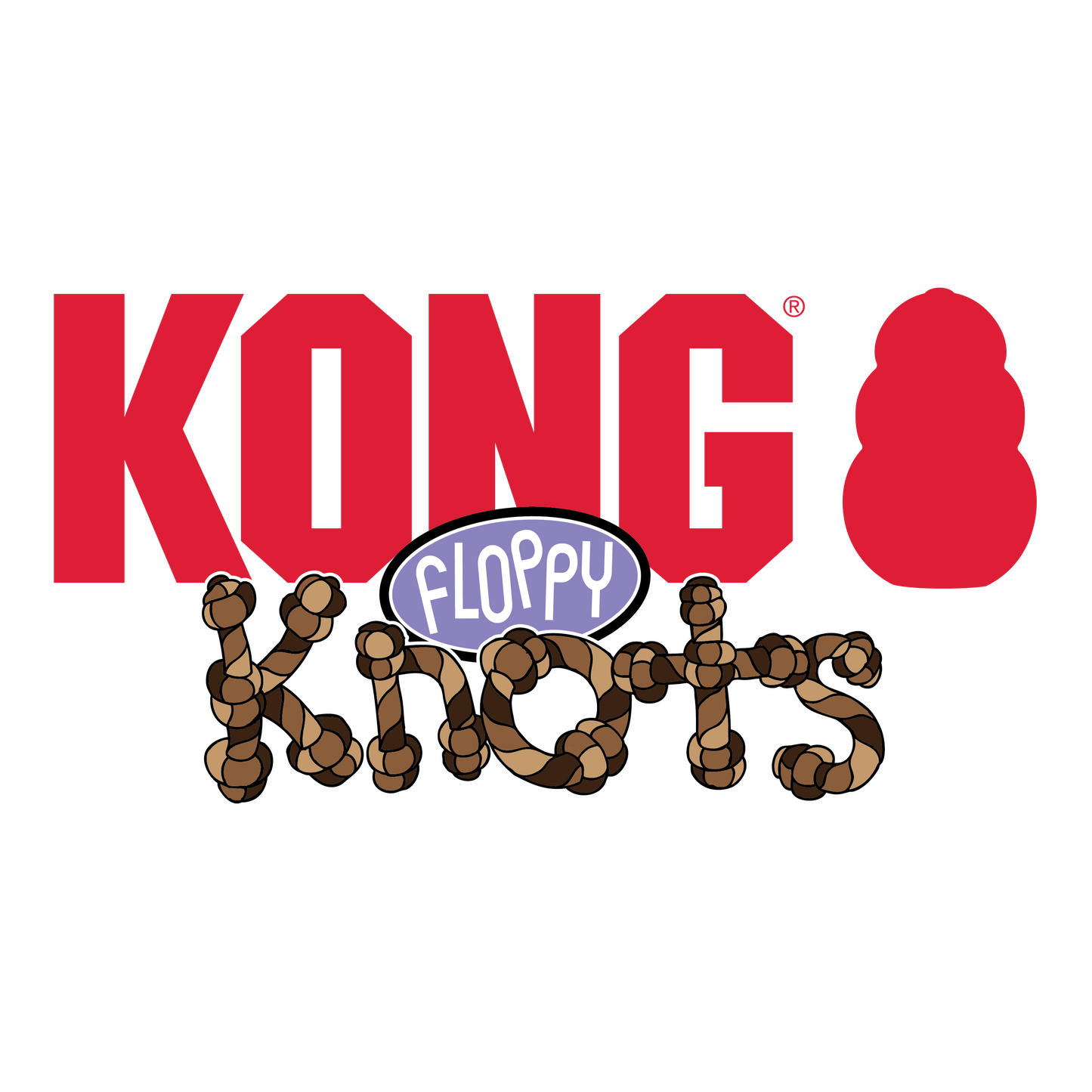 KONG FLOPPY KNOTS HIPPO