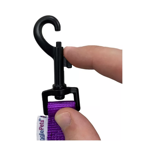Padded Handle Dog Lead - Purple