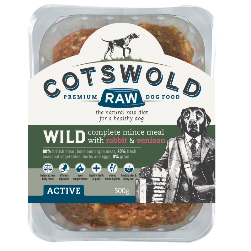 Cotswold Raw Wild Range Rabbit and Venison - 500g