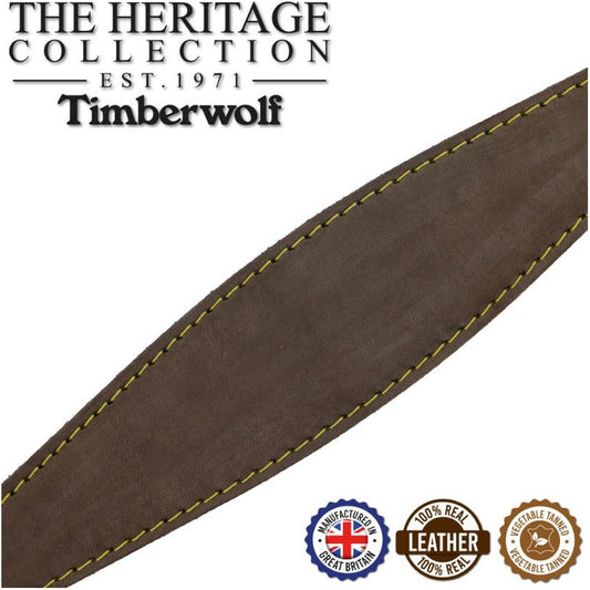 Timberwolf Whippet Leather Collar 30-34 cm - Sable