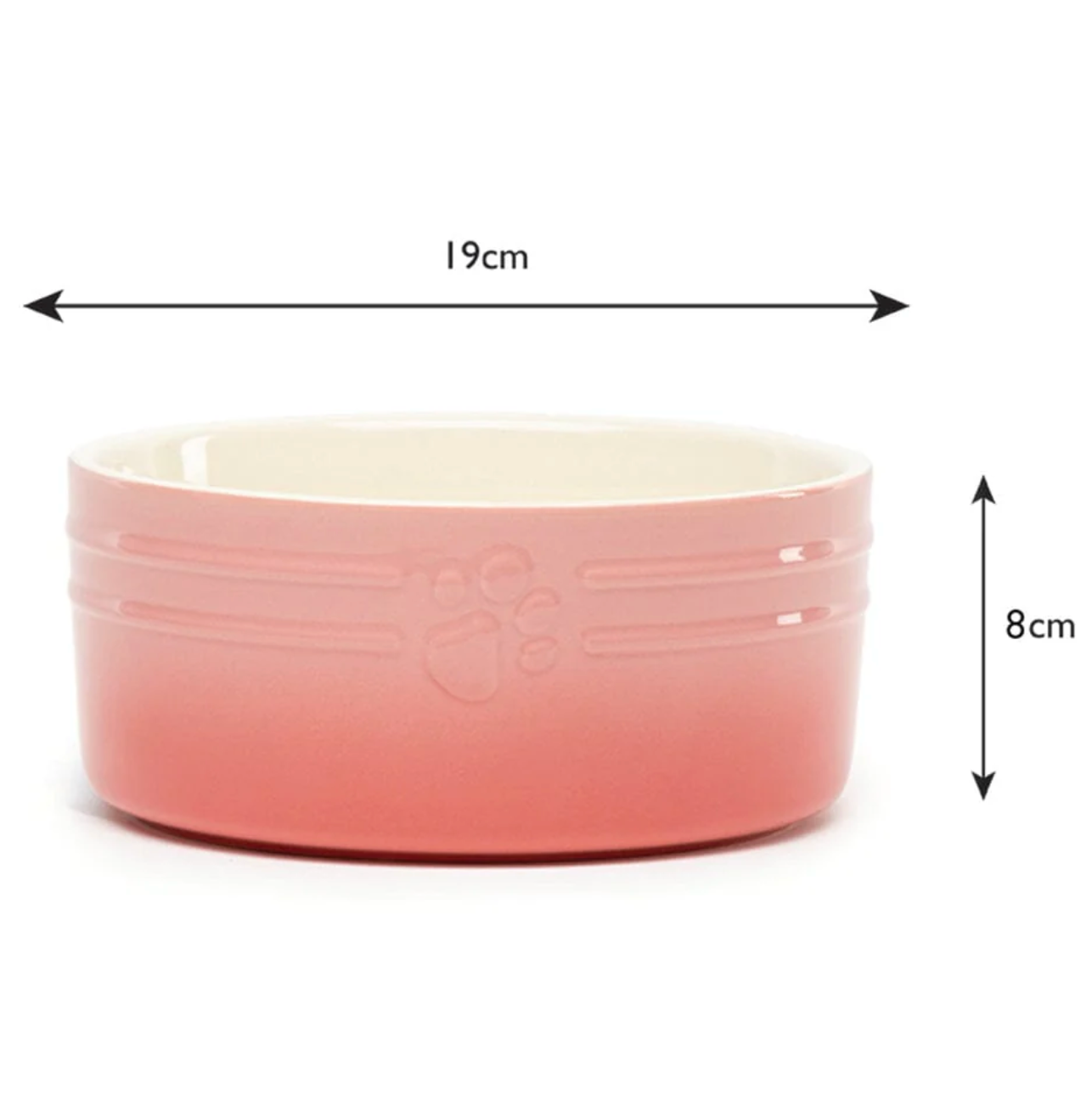 Scruffs Ombre Dog Food / Water Bowl – Pink