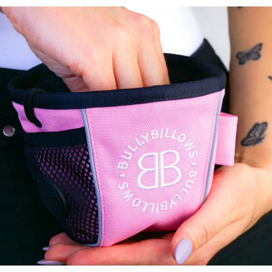 Bully Billows Premium Treat Pouch - Pink