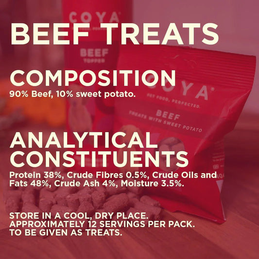 Coya Adult Dog Treats - Beef 40g