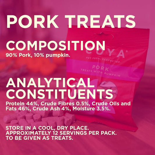 COYA Adult Dog Treats - Pork 40g