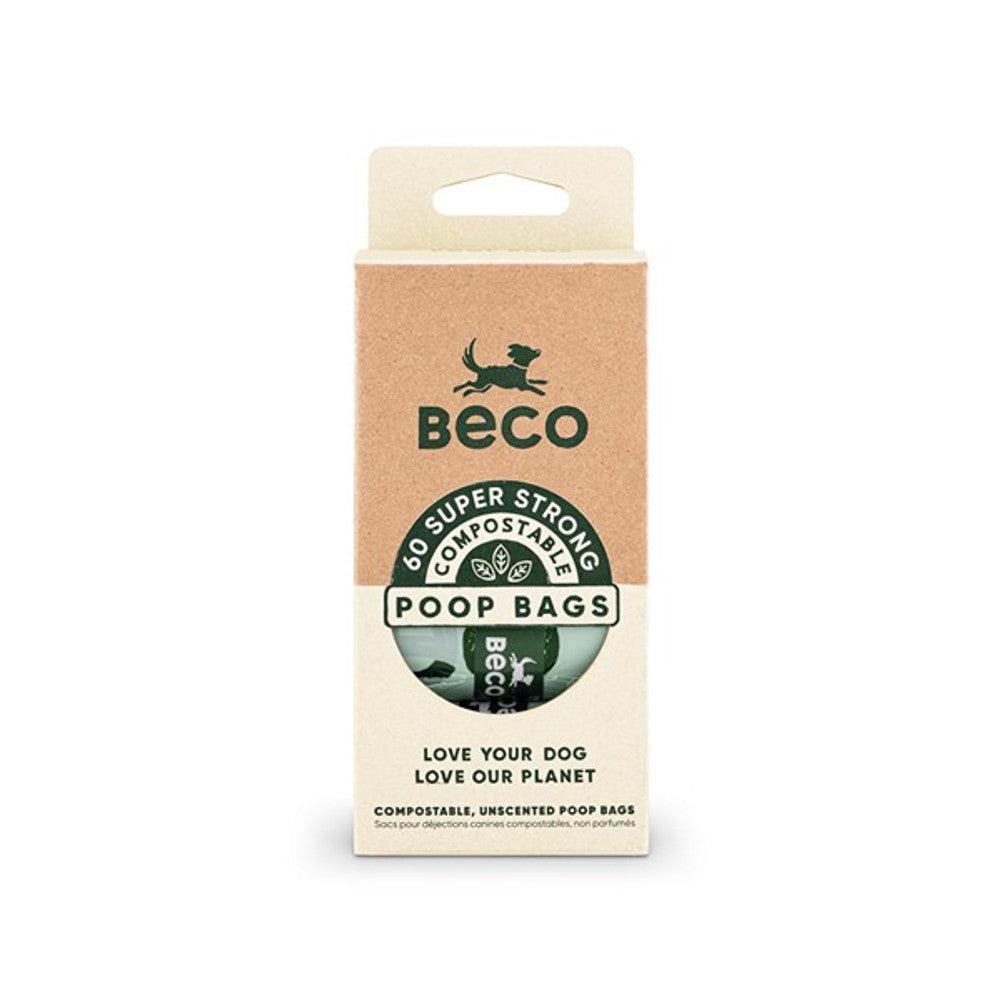 Beco Compostable Poop Bags - 60 Bags