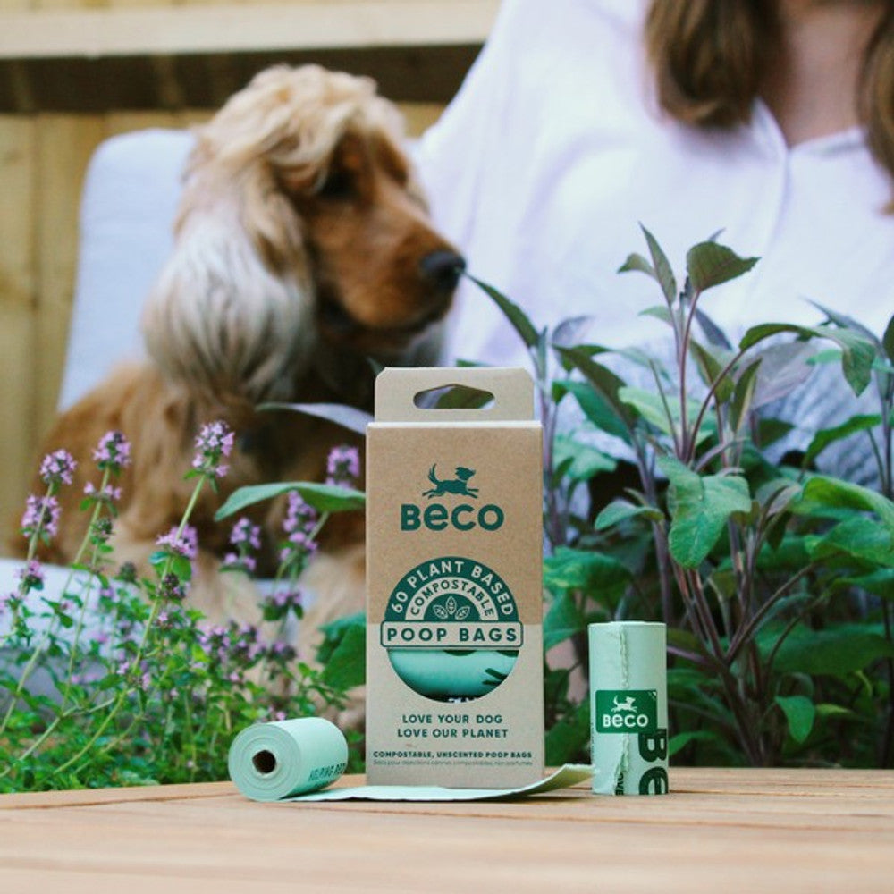 Beco Compostable Poop Bags - 60 Bags