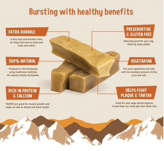 Yakers Dog Chew – Medium - Sniff & Bark