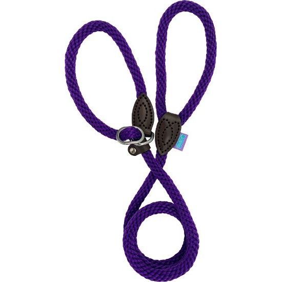 Soft Touch Rope Slip Lead - Purple