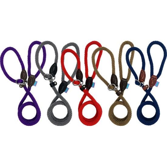 Soft Touch Rope Slip Lead - Khaki