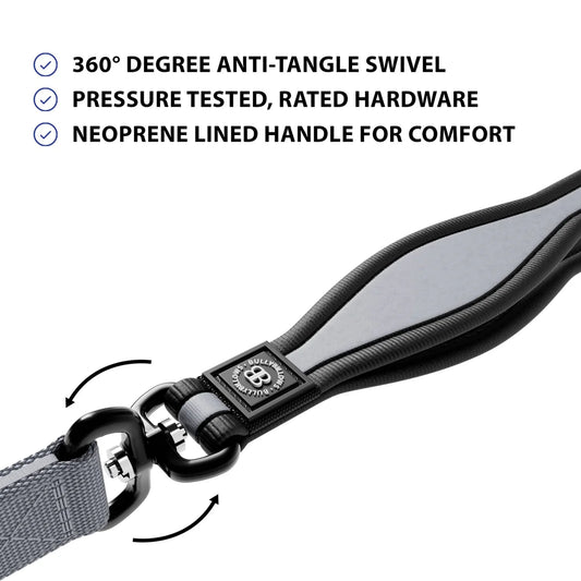 Bully Billows 1.2m Mini Combat® Lead - Metal Grey