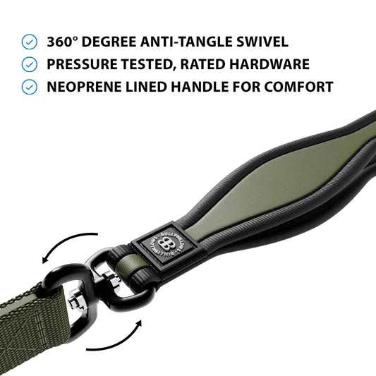 Bully Billows 1.2m Mini Combat® Lead - Khaki