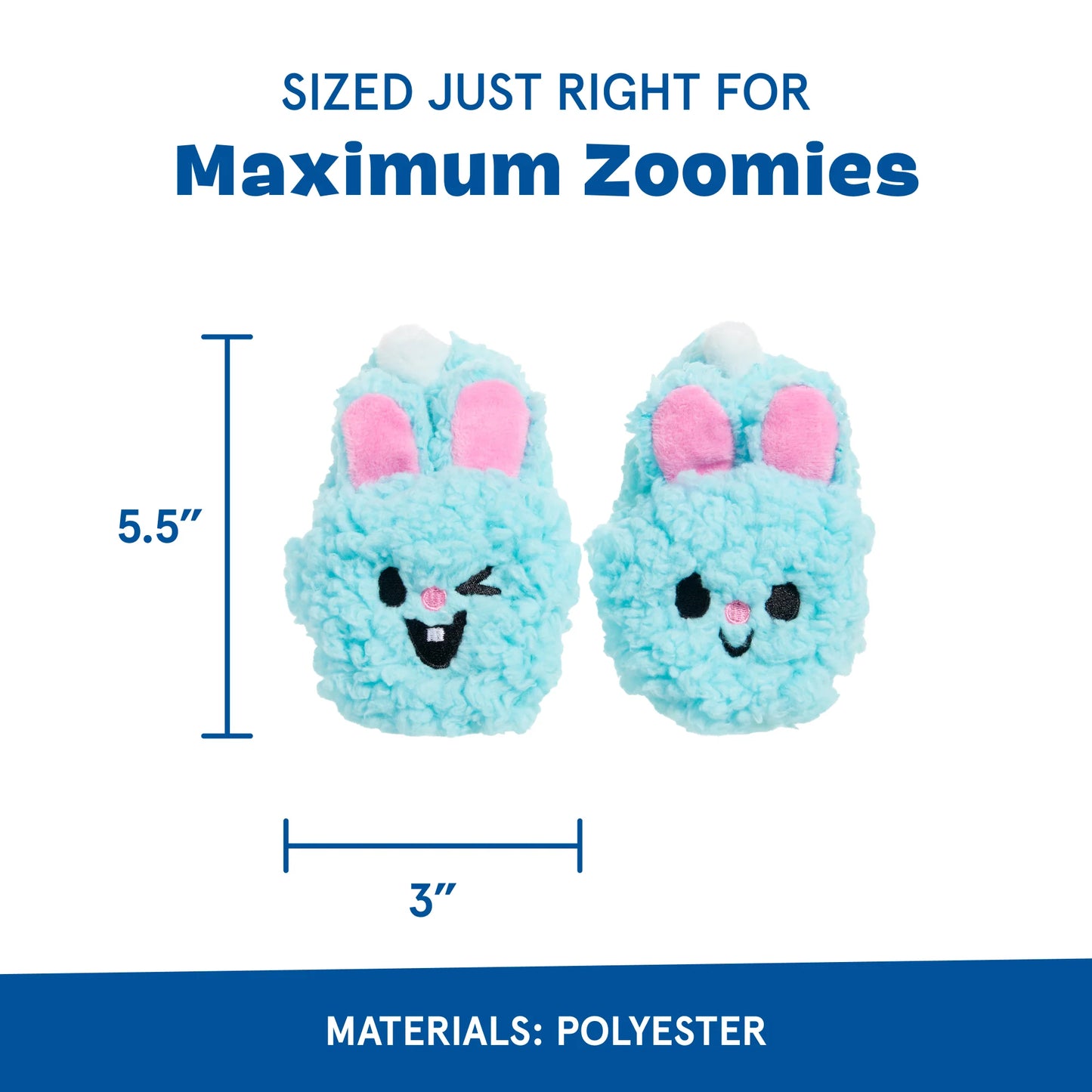 BARK Yippy &amp; Skippy Slippies Dog Toys