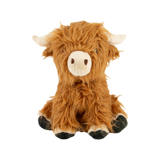 Ancol Heritage Fergus Highland Cow Dog Toy