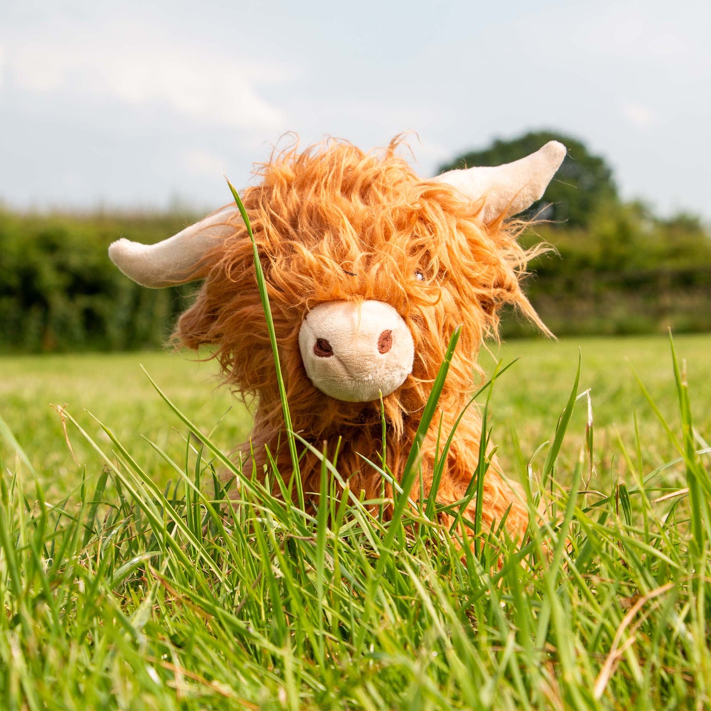 Ancol Heritage Fergus Highland Cow Dog Toy