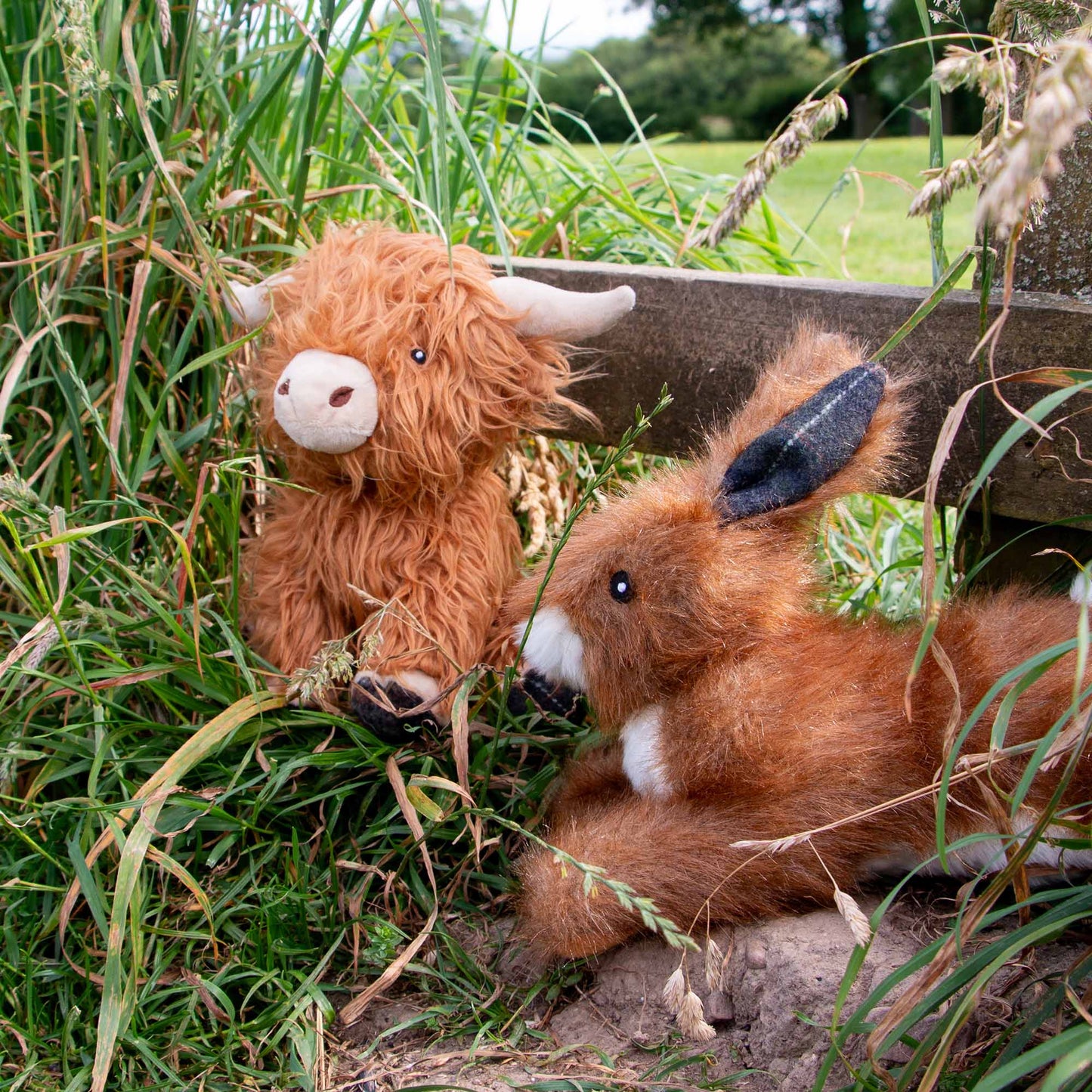Ancol Heritage Fergus Highland Cow Dog Toy