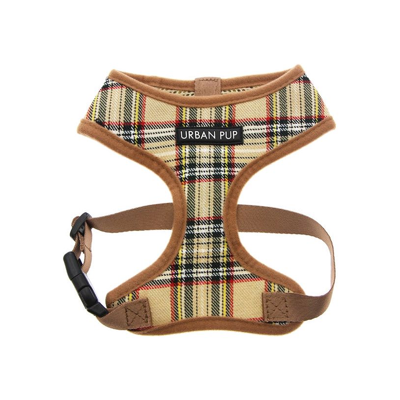Brown Tartan Harness from Urban Pup