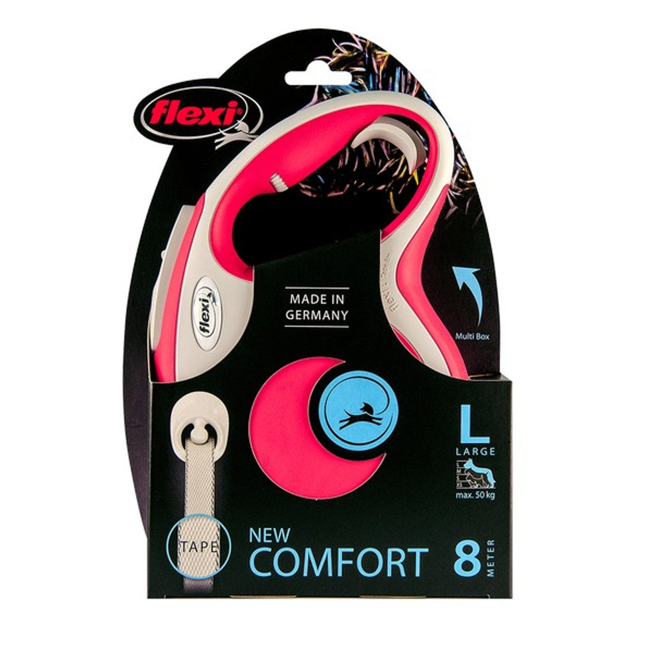 Flexi Comfort Retractable Lead - Red