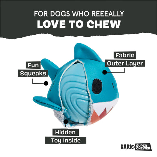 BARK Great White Dwight Dog Toy