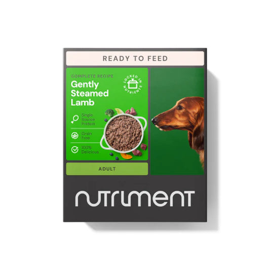 Nutriment Gently Steamed Lamb for dogs 395g