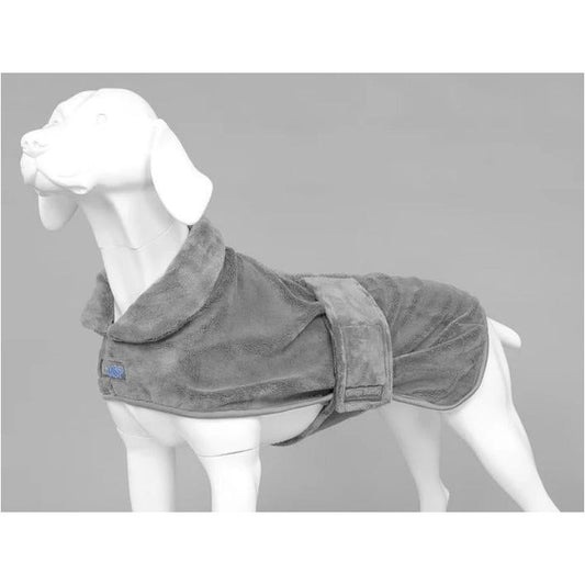 MuttMOP Dog Drying Robe - Grey