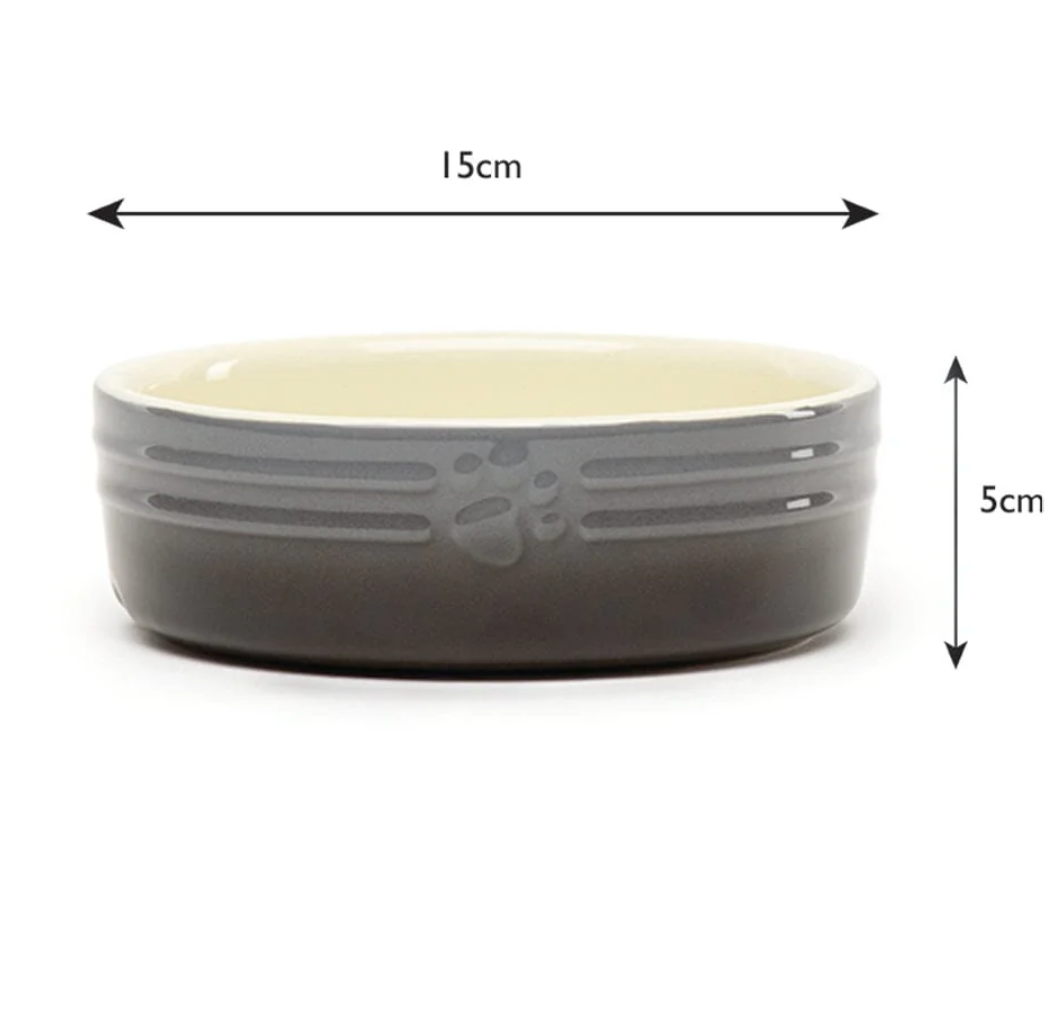 Scruffs Ombre Dog Food / Water Bowl – Grey