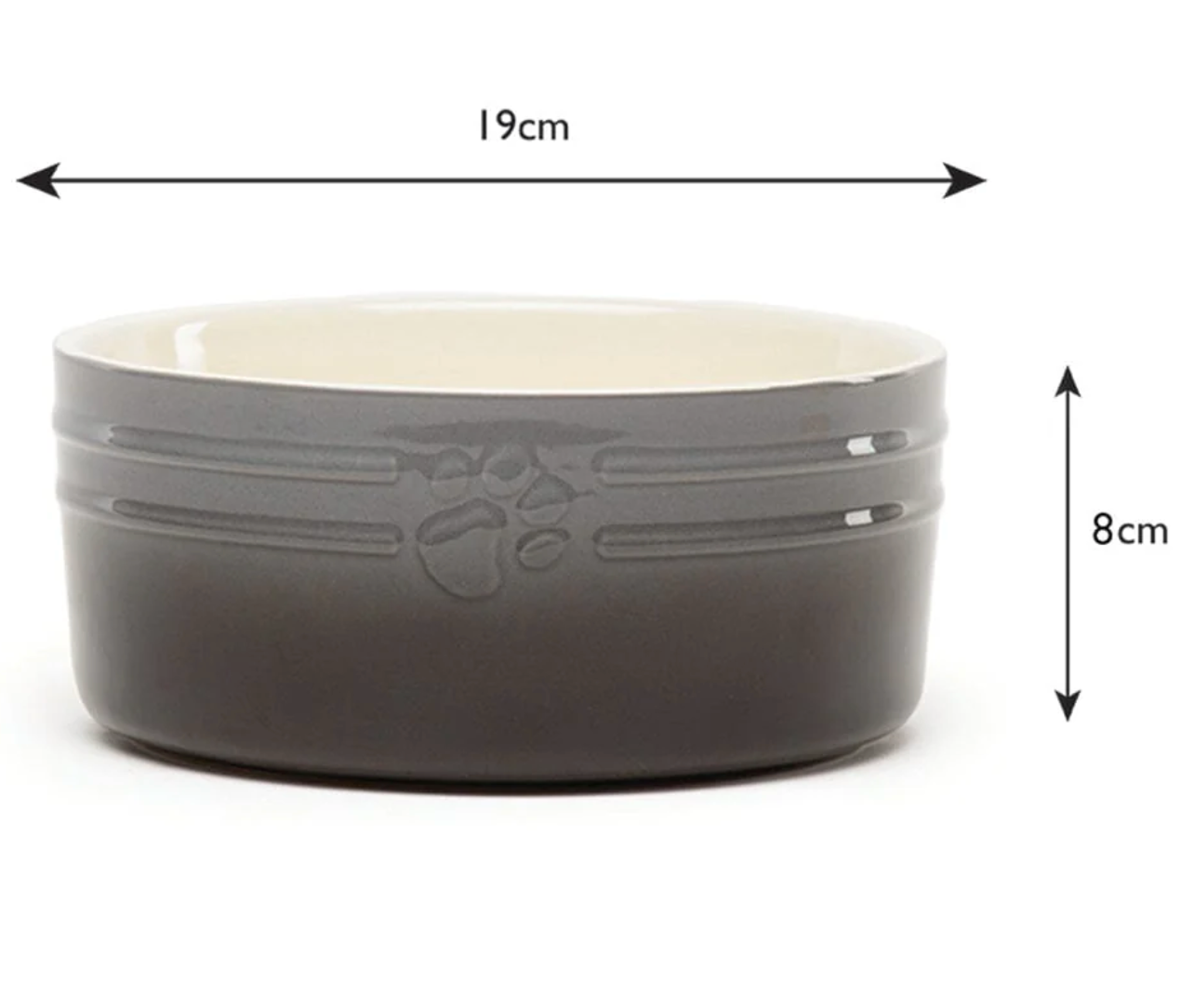 Scruffs Ombre Dog Food / Water Bowl – Grey