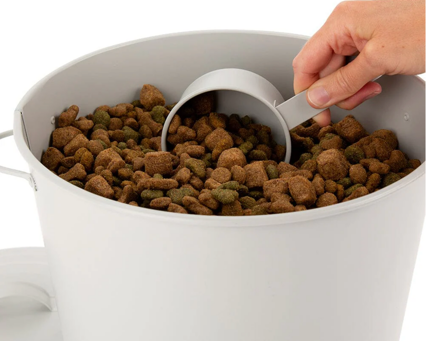 Scruffs Cantina 4L Pet Food Storage Canister – Light Grey