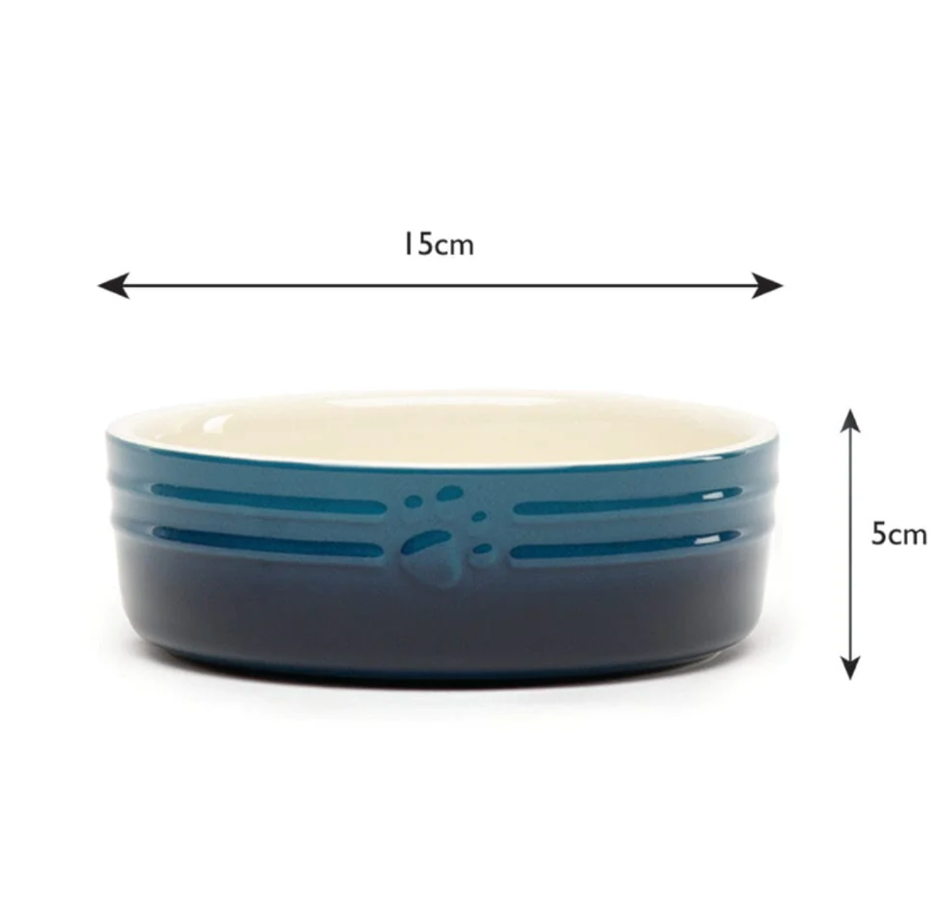 Scruffs Ombre Dog Food / Water Bowl – Blue