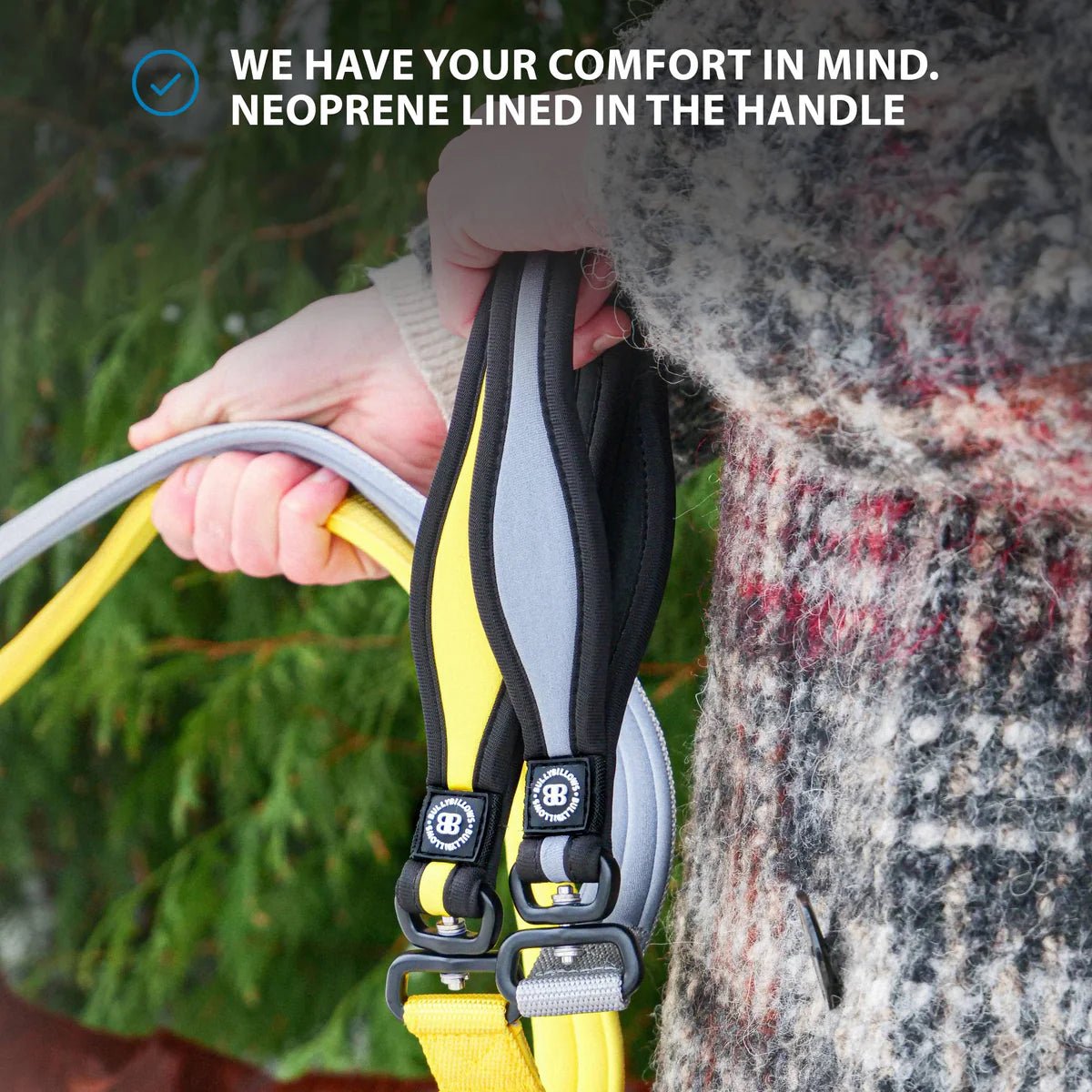 Bully Billows 1.2m Mini Combat® Lead - Khaki - Sniff & Bark