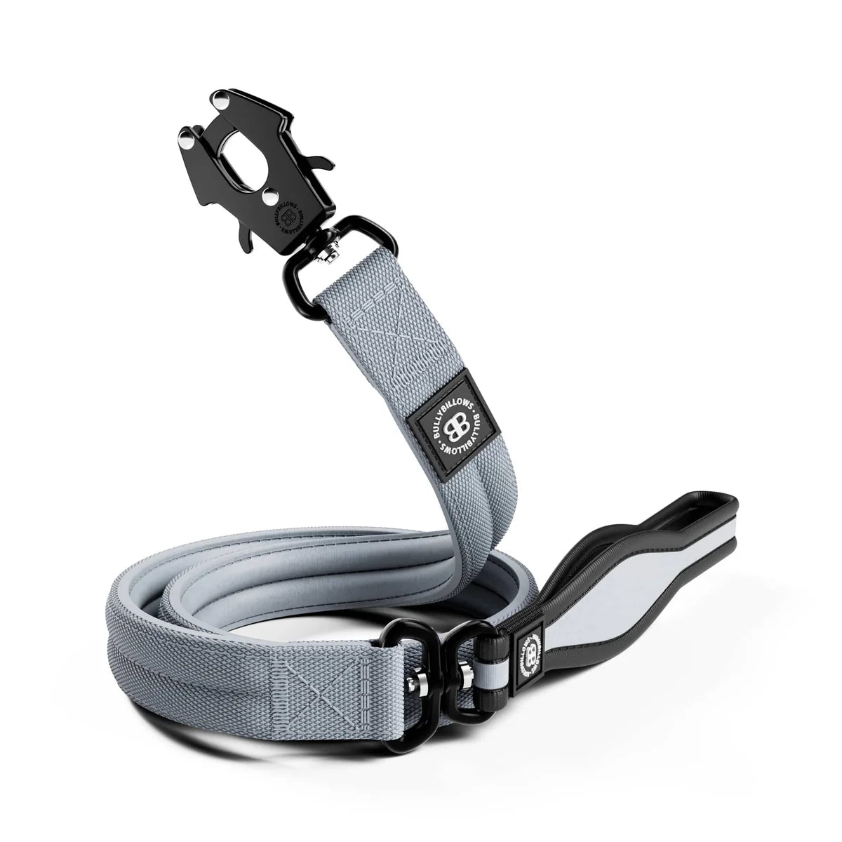 Bully Billows 1.2m Mini Combat® Lead - Metal Grey - Sniff & Bark