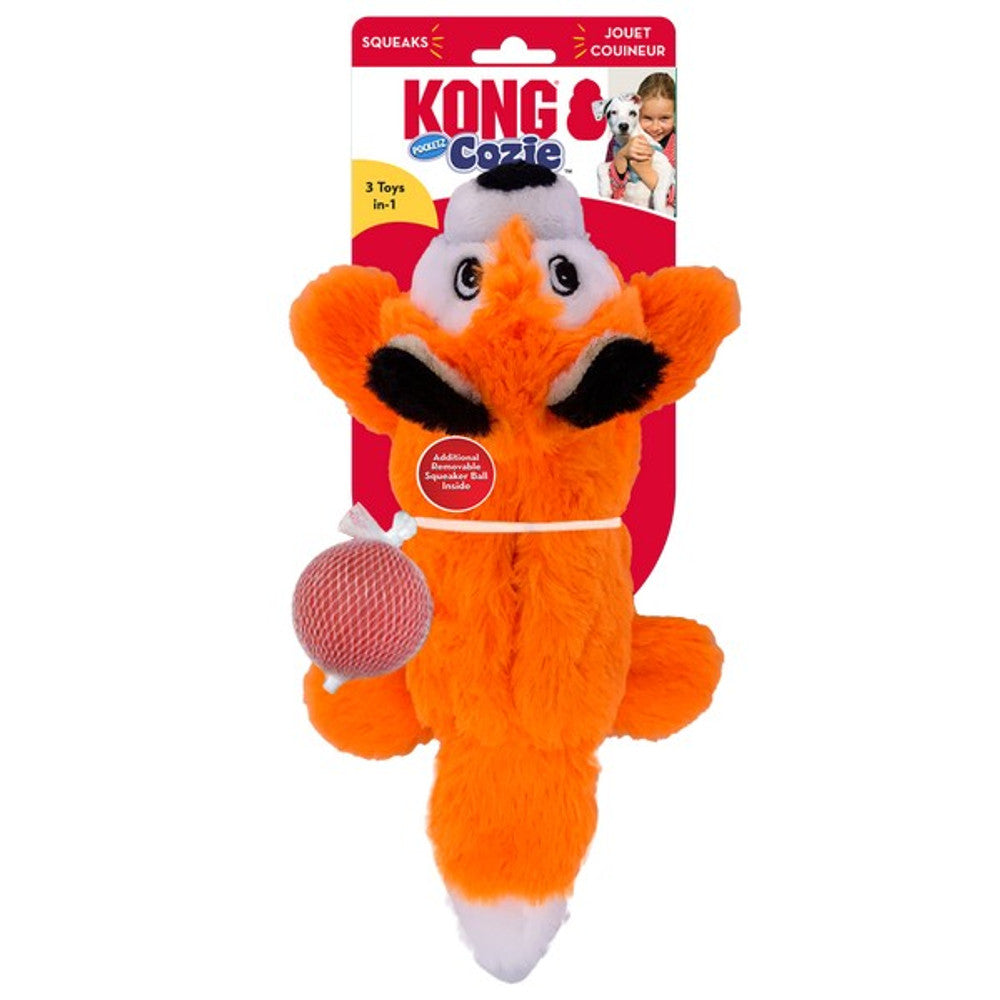 KONG COZIE POCKETZ FOX