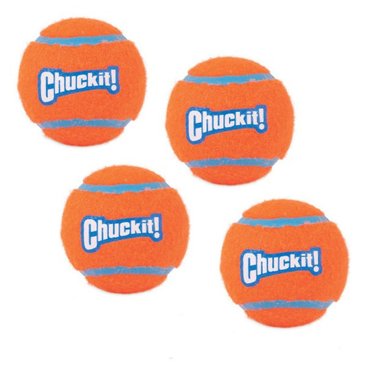 Chuckit Tennis Ball 4 Pack Medium