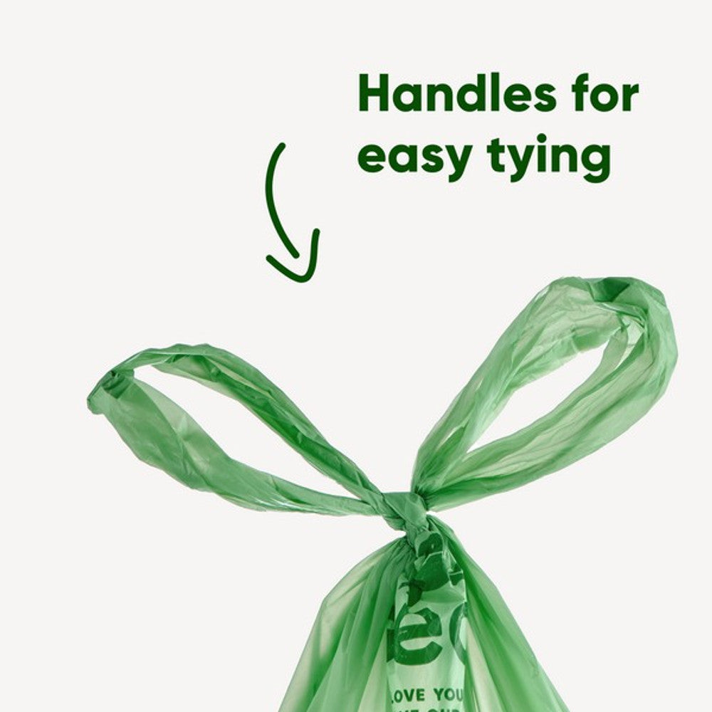 Beco Bio-Degradable Poop Bags With Tie Handles - 120 Bags