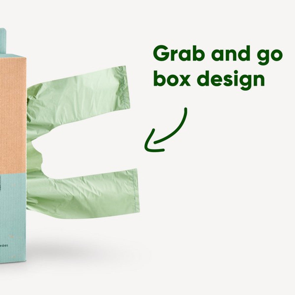 Beco Bio-Degradable Poop Bags With Tie Handles - 120 Bags