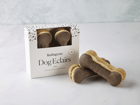 Ruffingtons Dog Éclairs – Yoghurt and Carob Dog Treats - Sniff & Bark